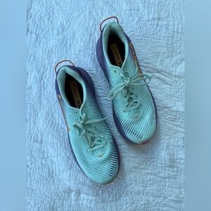 Hoka One One Light Green Running Shoes